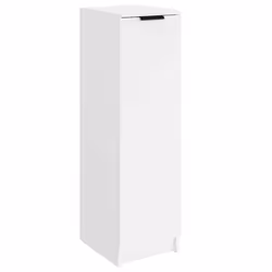 vidaXL Scarpiera Bianca 30x35x100 cm in Legno Multistrato - Vista aggiuntiva 2