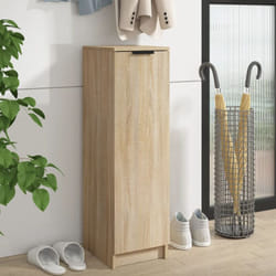 Scarpiera Salvaspazio, Portascarpe Rovere Sonoma 30x35x100 cm in Legno Multistrato Vidaxl