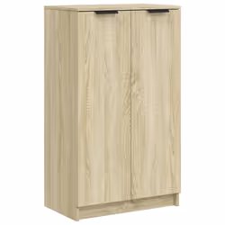 vidaXL Scarpiera Rovere Sonoma 59x35x100,5 cm in Legno Multistrato - Vista aggiuntiva 2