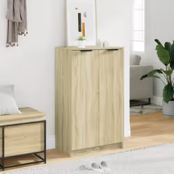 vidaXL Scarpiera Rovere Sonoma 59x35x100,5 cm in Legno Multistrato - Vista aggiuntiva 3