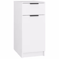 vidaXL Armadietto da Scrivania Bianco 33,5x50x75 cm Legno Multistrato - Vista aggiuntiva 2