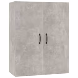 vidaXL Mobile Pensile Grigio Cemento 69,5x34x90cm in Legno Multistrato - Vista aggiuntiva 2