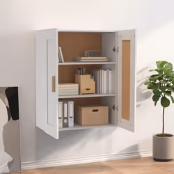 VidaXL 812294 scaffale Legno Bianco - Vista aggiuntiva 3