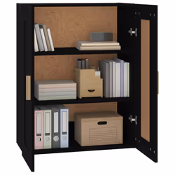 VidaXL 812295 scaffale Legno Nero - Vista aggiuntiva 4