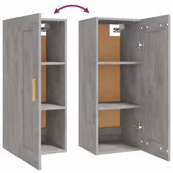 VidaXL 812469 scaffale Legno Grigio - Vista aggiuntiva 8