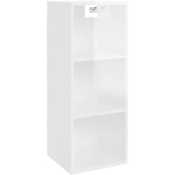 Vidaxl - Mobile a Parete Bianco Lucido 34,5x32,5x90 cm Legno Multistrato