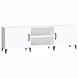 vidaXL Mobile Porta TV Bianco 150x30x50 cm in Legno Multistrato - Vista aggiuntiva 2