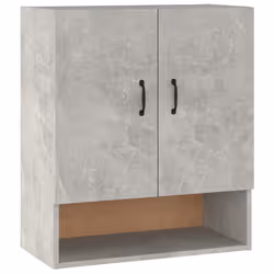 vidaXL Armadietto a Muro Grigio Cemento 60x31x70 cm Legno Multistrato - Vista aggiuntiva 2