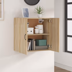 vidaXL Armadietto a Muro Rovere Sonoma 60x31x60 cm Legno Multistrato - Vista aggiuntiva 3