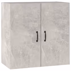vidaXL Armadietto a Muro Grigio Cemento 60x31x60 cm Legno Multistrato - Vista aggiuntiva 2