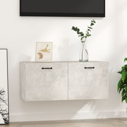 Pensile da Cucina, Armadietto a Muro Grigio Cemento 80x35x36, 5cm Legno Multistrato Vidaxl