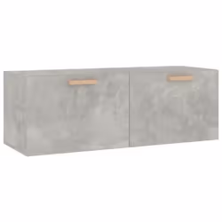 vidaXL Mobile Pensile Grigio Cemento 100x36,5x35 cm Legno Multistrato - Vista aggiuntiva 2