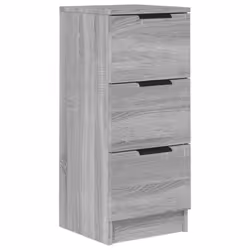 vidaXL Credenza Grigio Sonoma 30x30x70 cm in Legno Multistrato - Vista aggiuntiva 2