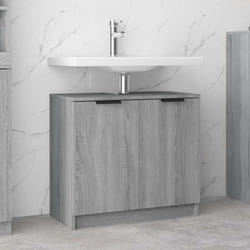 Vidaxl - Mobile Bagno Grigio Sonoma 64,5x33,5x59 cm in Legno Multistrato