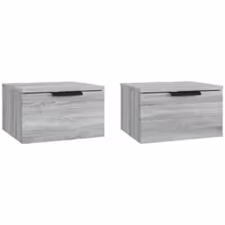 Questi comodini a parete dal design elegante sono un'aggiunta senza tempo al vostro arredamento. Material robusto: Il legno m ...