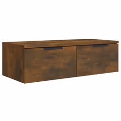 vidaXL Armadietto a Muro Rovere Fumo 68x30x20 cm in Legno Multistrato - Vista aggiuntiva 2