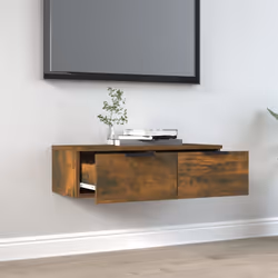 vidaXL Armadietto a Muro Rovere Fumo 68x30x20 cm in Legno Multistrato - Vista aggiuntiva 3