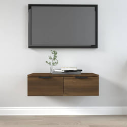 vidaXL Armadietto a Muro Rovere Marrone 68x30x20 cm Legno Multistrato