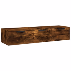 vidaXL Armadietto a Muro Rovere Fumo 102x30x20 cm in Legno Multistrato - Vista aggiuntiva 2