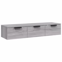vidaXL Armadietto a Muro Grigio Sonoma 102x30x20 cm Legno Multistrato - Vista aggiuntiva 2