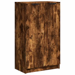 vidaXL Scarpiera Rovere Fumo 59x35x100 cm in Legno Multistrato - Vista aggiuntiva 2