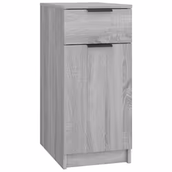 vidaXL Armadietto da Scrivania Grigio Sonoma 33,5x50x75 cm Legno - Vista aggiuntiva 2