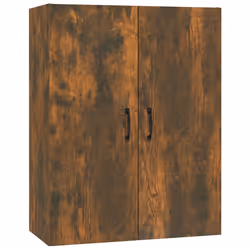 vidaXL Mobile Pensile Rovere Fumo 69,5x34x90 cm in Legno Multistrato - Vista aggiuntiva 2