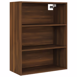 vidaXL Armadietto Pensile a Parete Rovere Marrone 69,5x32,5x90 cm - Vista aggiuntiva 2