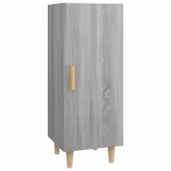 vidaXL Credenza Grigio Sonoma 34,5x34x90 cm in Legno Multistrato - Vista aggiuntiva 2