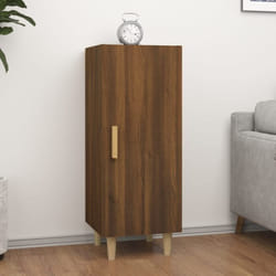 Vidaxl - Credenza Rovere Marrone 34,5x34x90 cm in Legno Multistrato