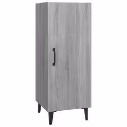 vidaXL Credenza Grigio Sonoma 34,5x34x90 cm in Legno Multistrato - Vista aggiuntiva 2