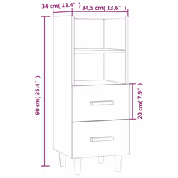 VidaXL 817415 credenza per soggiorno - Vista aggiuntiva 8