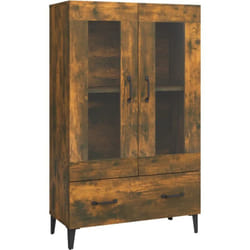 Vidaxl - Credenza Rovere Fumo 70x31x115 cm in Legno Multistrato
