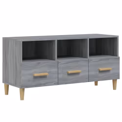 vidaXL Mobile TV Grigio Sonoma 102x36x50 cm in Legno Multistrato - Vista aggiuntiva 2
