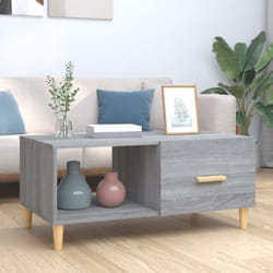 Vidaxl - Tavolino Salotto, Tavolino da caffè Grigio Sonoma 89, 5x50x40 cm Legno Multistrato