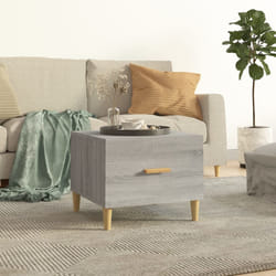 vidaXL Tavolino da Salotto Grigio Sonoma 50x50x40 cm Legno Multistrato