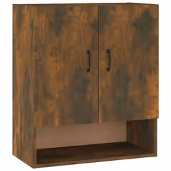 vidaXL Armadietto a Muro Rovere Fumo 60x31x70 cm in Legno Multistrato - Vista aggiuntiva 2