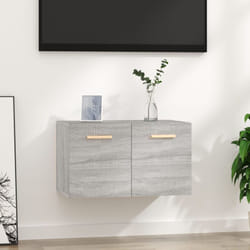 Vidaxl - Armadietto da bagno, Mobile a Parete Grigio Sonoma 60x36, 5x35cm in Legno Multistrato
