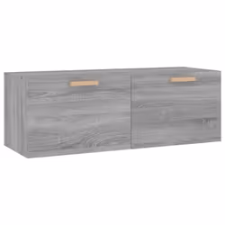 vidaXL Mobile Pensile Grigio Sonoma 100x36,5x35 cm Legno Multistrato - Vista aggiuntiva 2