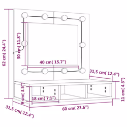 VidaXL 820456 arredo bagno