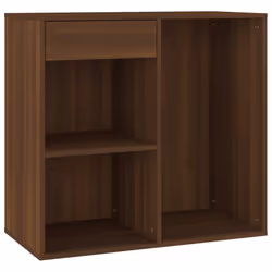 vidaXL Armadietto per Cosmetici Rovere Marrone 80x40x75 cm in Legno - Vista aggiuntiva 2