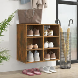 Vidaxl - Scarpiera Rovere Fumo 52,5x30x50 cm 496932