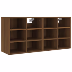 vidaXL Scarpiere 2 pz Rovere Marrone 52,5x30x50 cm - Vista aggiuntiva 3