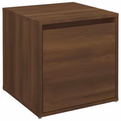 vidaXL Cassetto Contenitore Rovere Marrone 40,5x40x40cm in Multistrato - Vista aggiuntiva 2
