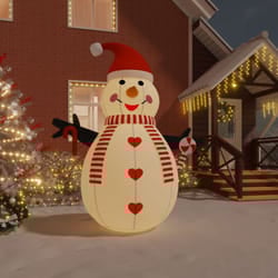 Pupazzo di Neve Gonfiabile con led 300 cm Vidaxl 6574