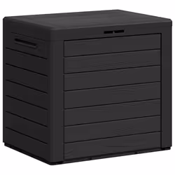 vidaXL Baule da Giardino Antracite 58,5x46x55 cm in Polipropilene - Vista aggiuntiva 2