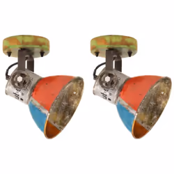 Questo set di 2 lampade da parete, con 2 paralumi dal diametro di 17 cm, mette sicuramente in risalto il soggiorno, la sala d ...