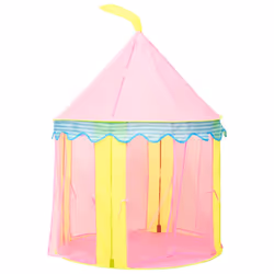 vidaXL Tenda da Gioco per Bambini Rosa 100x100x127 cm - Vista aggiuntiva 3