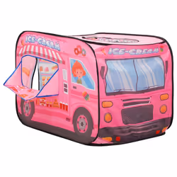 vidaXL Tenda da Gioco per Bambini Rosa 70x112x70 cm - Vista aggiuntiva 2