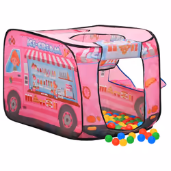vidaXL Tenda da Gioco per Bambini Rosa 70x112x70 cm - Vista aggiuntiva 3